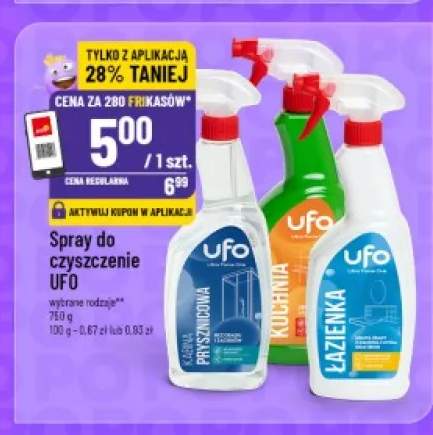 Spray do czyszczenia łazienki UFO +2 warianty