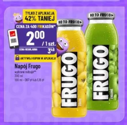 Napój Frugo zielone +1 wariant