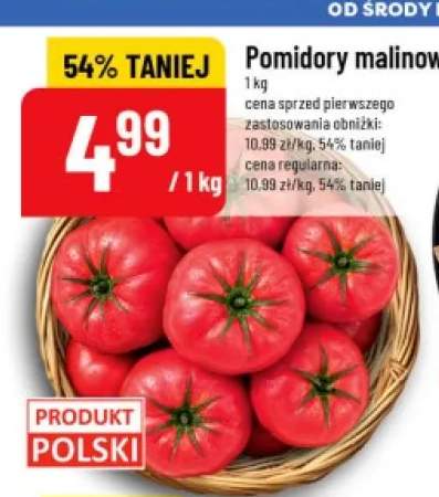Pomidory malinowe polskie