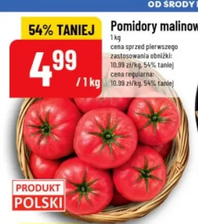 Pomidory malinowe polskie