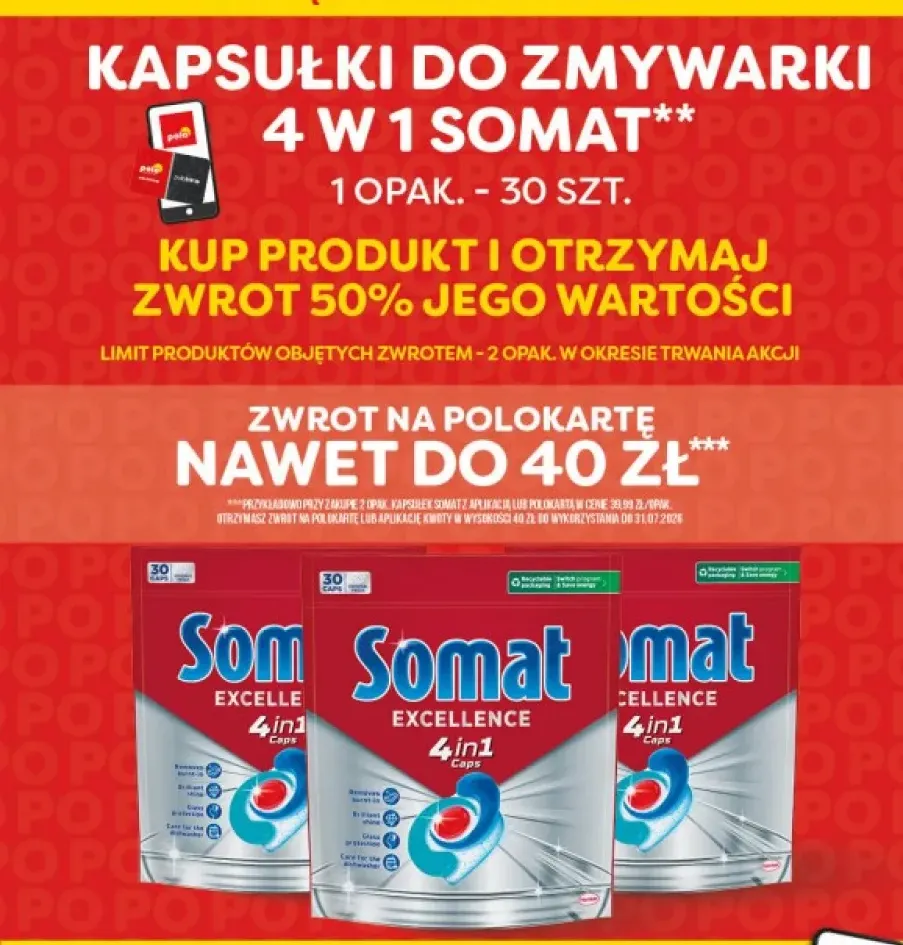 Kapsułki do zmywarki Somat Excellence 4in1
