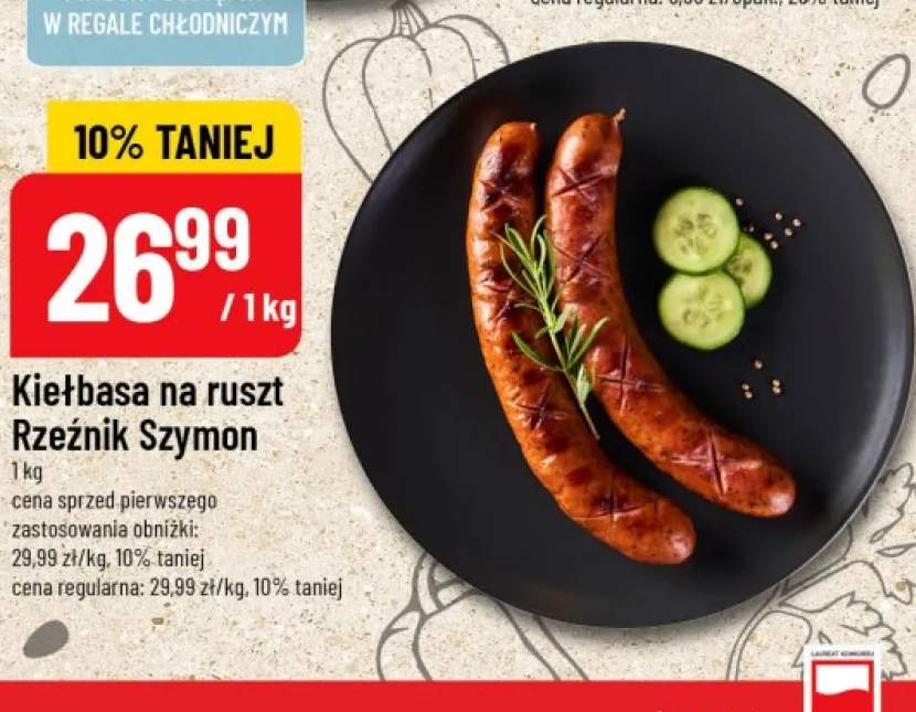 Kiełbasa na ruszt Rzeźnik Szymon