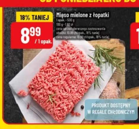 Mięso mielone z łopatki