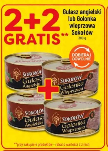Gulasz angielski Sokołów +1 wariant