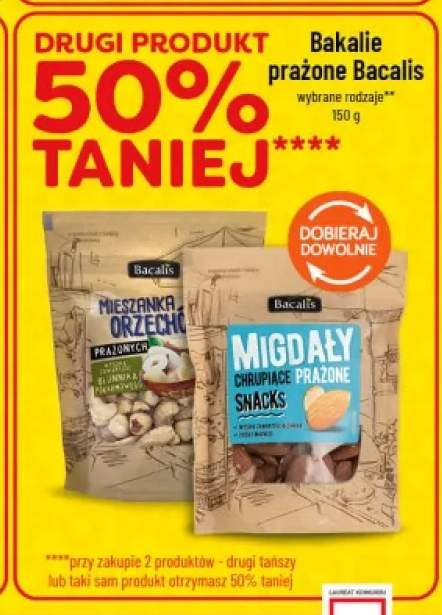 Mieszanka orzechów prażonych Bacalis +1 wariant