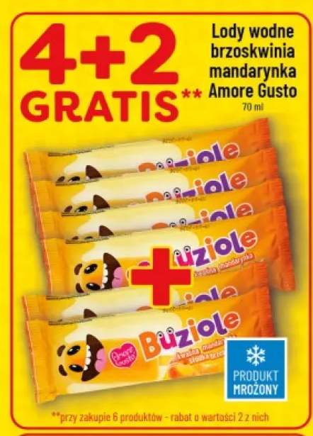 Lody wodne Buziole kwaśna mandarynka Amore Gusto +1 wariant