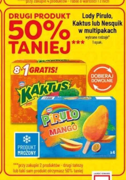 Lody Pirulo Mango 4-pak +2 warianty