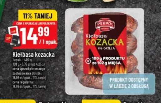 Kiełbasa kozacka na grilla Pekpol