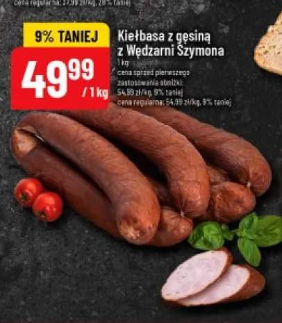 Kiełbasa z gęsiną z Wędzarni Szymona