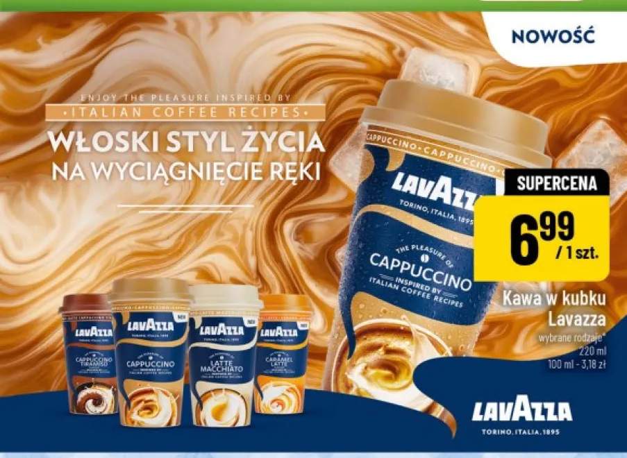 Kawa w kubku Lavazza Cappuccino Tiramisu +3 warianty