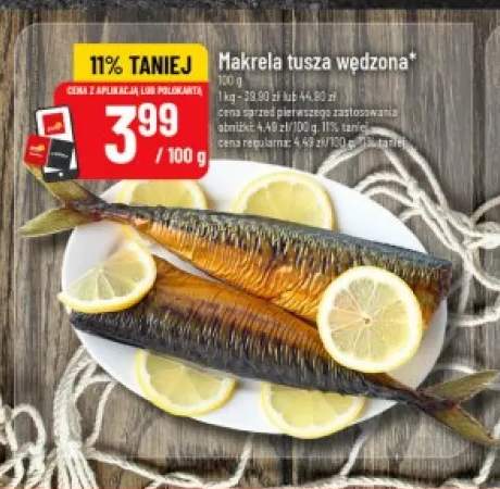 Makrela tusza wędzona