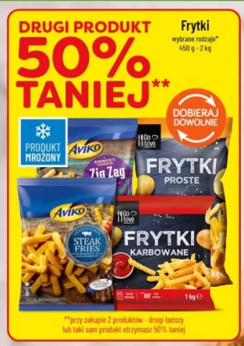 Frytki +4 warianty
