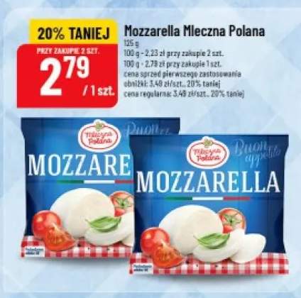 Ser mozzarella Mleczna Polana
