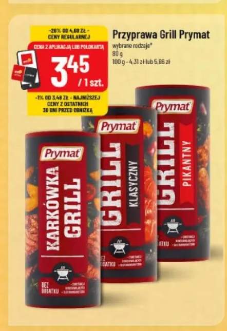 Przyprawa do karkówki Grill Prymat +2 warianty