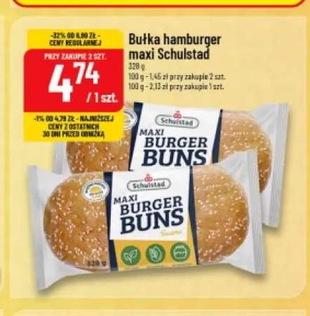 Bułka hamburger maxi Schulstad