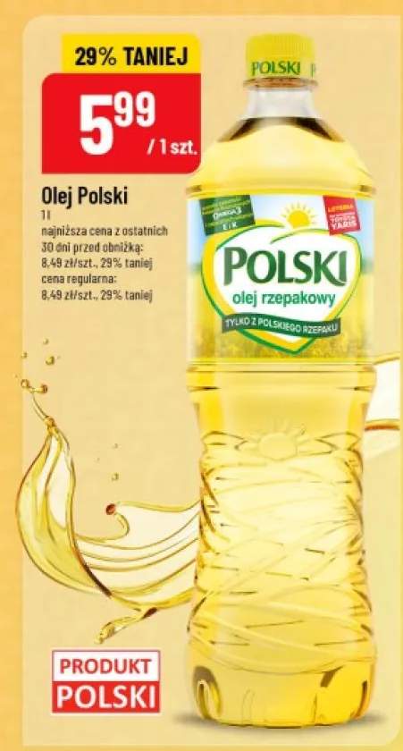 Olej rzepakowy Polski