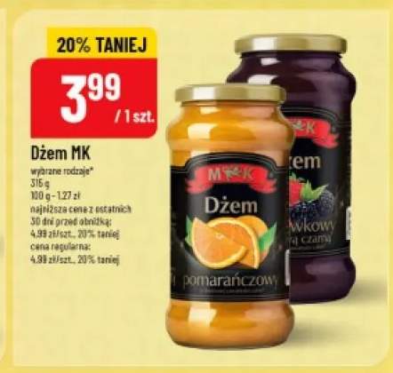 Dżem pomarańczowy MK +1 wariant