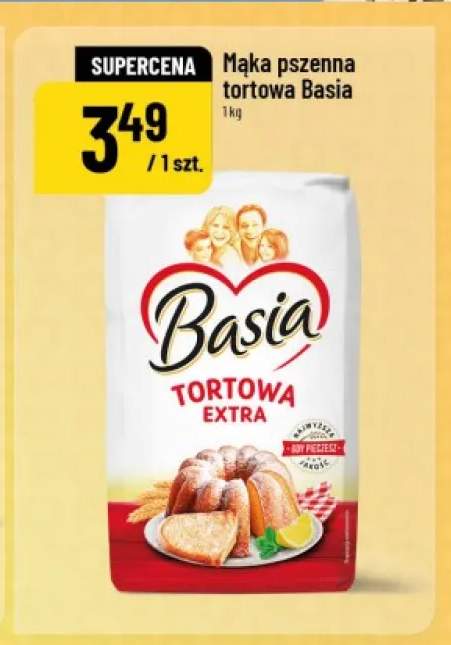 Mąka pszenna tortowa Basia Extra