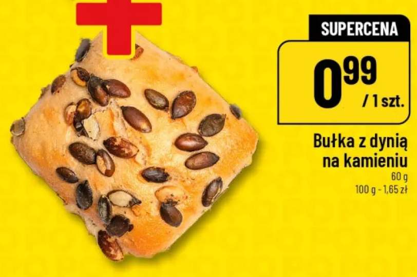 Bułka z dynią na kamieniu