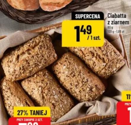 Ciabatta z ziarnem