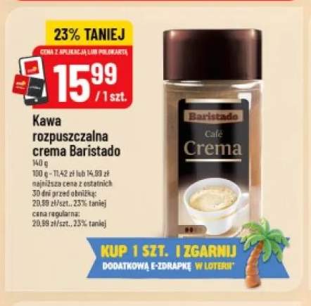 Kawa rozpuszczalna Baristado Crema