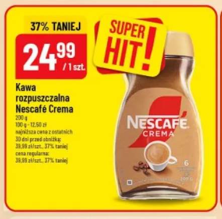 Kawa rozpuszczalna Nescafé Crema