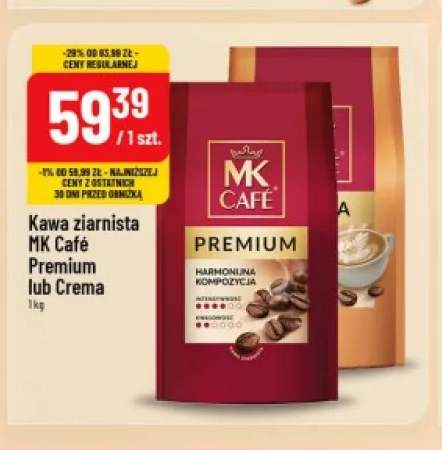 Kawa ziarnista MK Café Premium +1 wariant