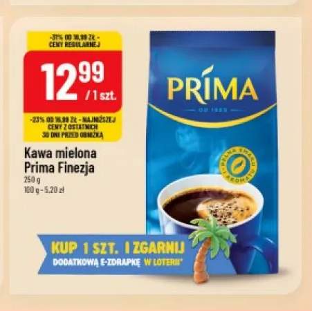 Kawa mielona Prima Finezja