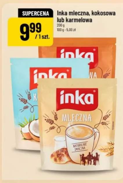 Kawa zbożowa rozpuszczalna Inka kokosowa +2 warianty