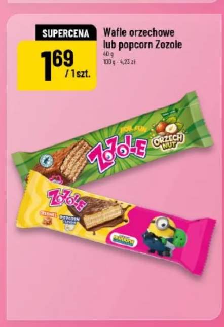 Wafle orzechowe Zozole +1 wariant