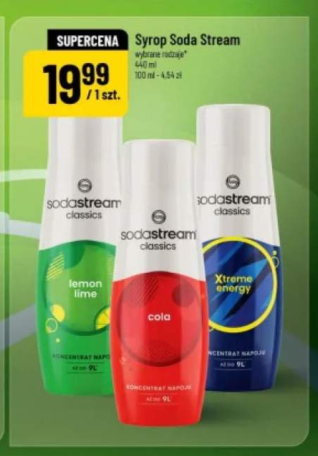 Syrop SodaStream Lemon Lime +2 warianty