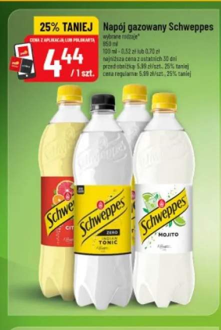 Napój gazowany Schweppes Citrus Blend +2 warianty