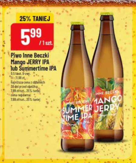 Piwo Inne Beczki Summertime IPA +1 wariant