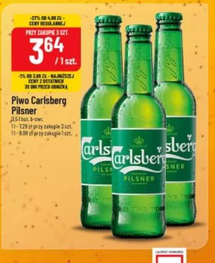 Piwo Carlsberg Pilsner