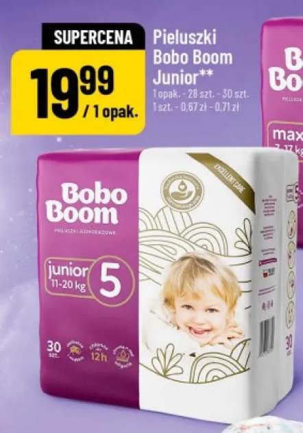 Pieluszki Bobo Boom Junior