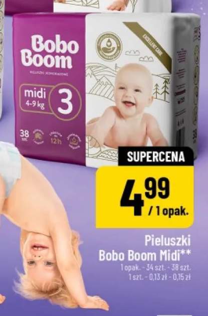 Pieluszki Bobo Boom Midi