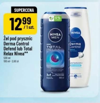 Żel pod prysznic Nivea Men Total Relax +1 wariant