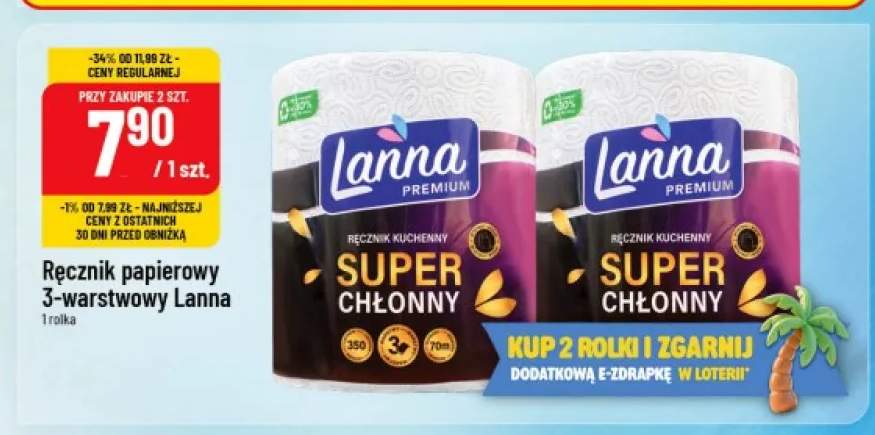 Ręcznik papierowy 3-warstwowy Lanna Premium