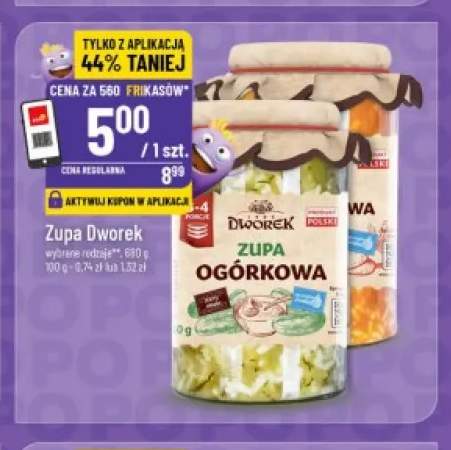 Zupa ogórkowa Dworek +1 wariant
