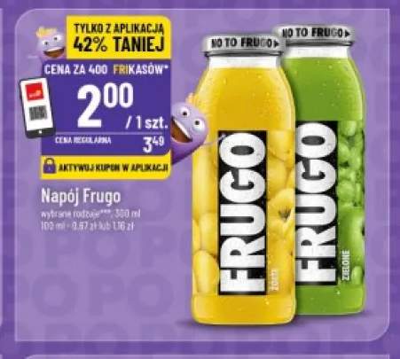 Napój Frugo żółty +1 wariant