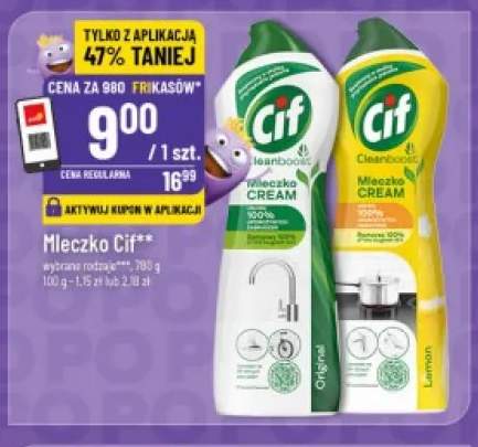 Mleczko do czyszczenia Cif Original +1 wariant