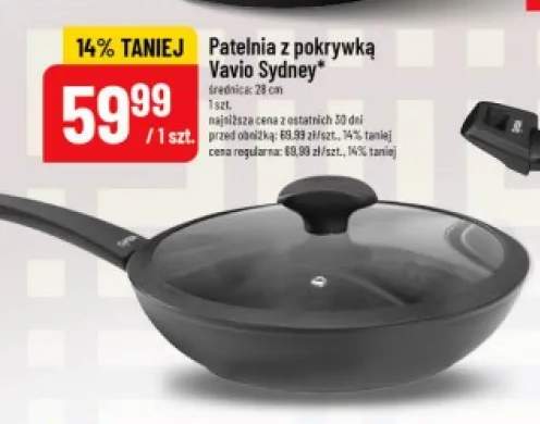 Patelnia z pokrywką Vavio Sydney 28 cm