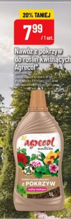 Nawóz z pokrzyw do roślin kwitnących Agrecol