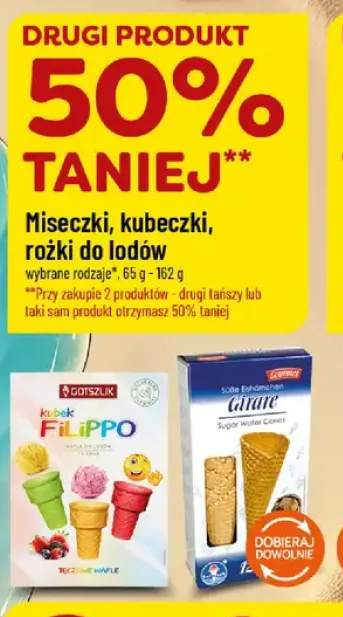 Wafle do lodów kubek Filippo Gotszlik +1 wariant