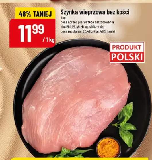 Szynka wieprzowa bez kości