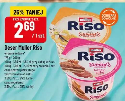 Deser ryżowy Muller Riso Summer Orange +2 warianty