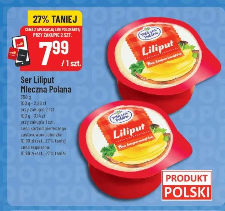 Ser Liliput Mleczna Polana