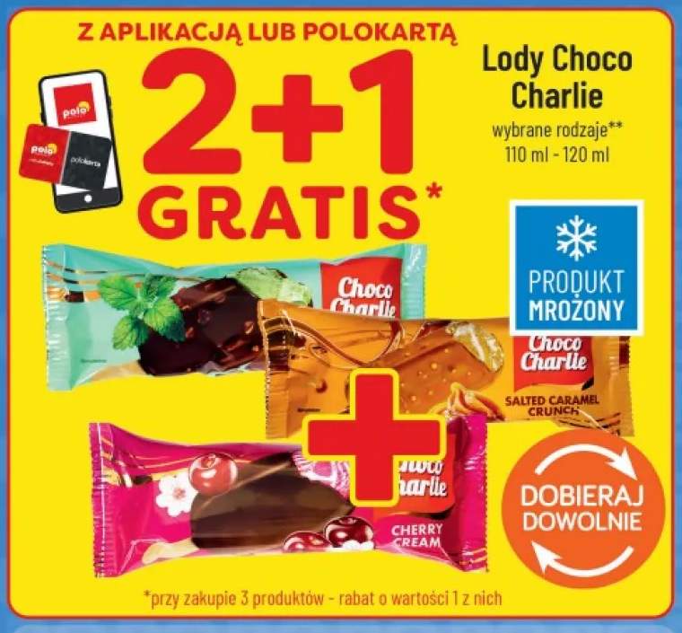 Lody Choco Charlie Salted Caramel Crunch +2 warianty