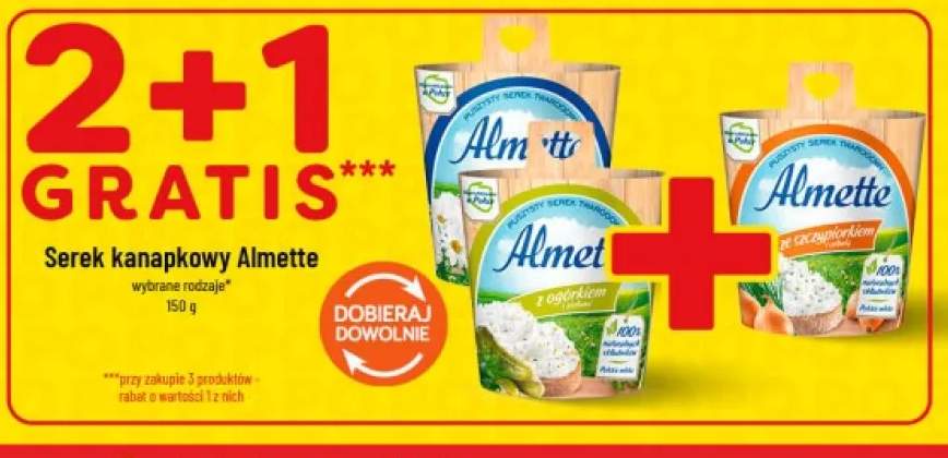 Serek kanapkowy Almette +3 warianty