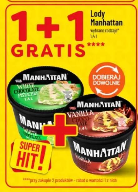 Lody Manhattan White Chocolate Pistachio